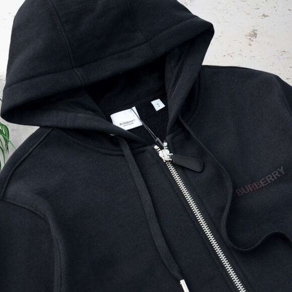 Burberry Zipper Hoodie Hooded Sweatshirt Jacket - Picture 2 of 6
